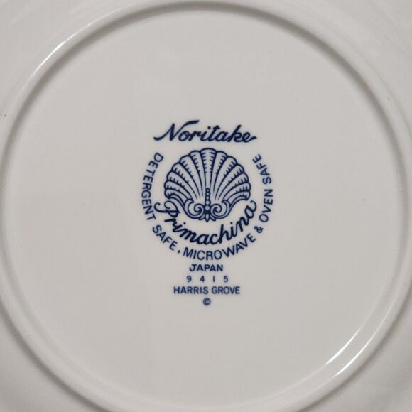 Set of 3 Vintage Noritake Primachina Harris Grove 9415 Bread Plates Floral Japan - Picture 3 of 4